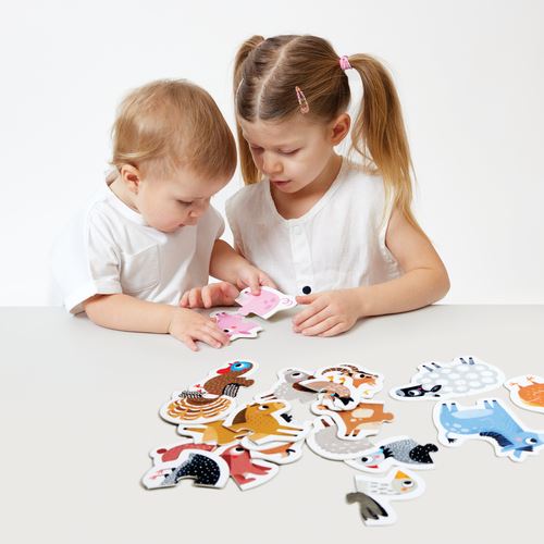 Puzzles Progressivos - Animais da Quinta