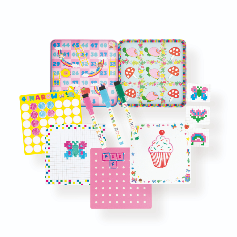 CONJUNTO DE 6 JOGOS MAGNÉTICOS - ARCO ÍRIS