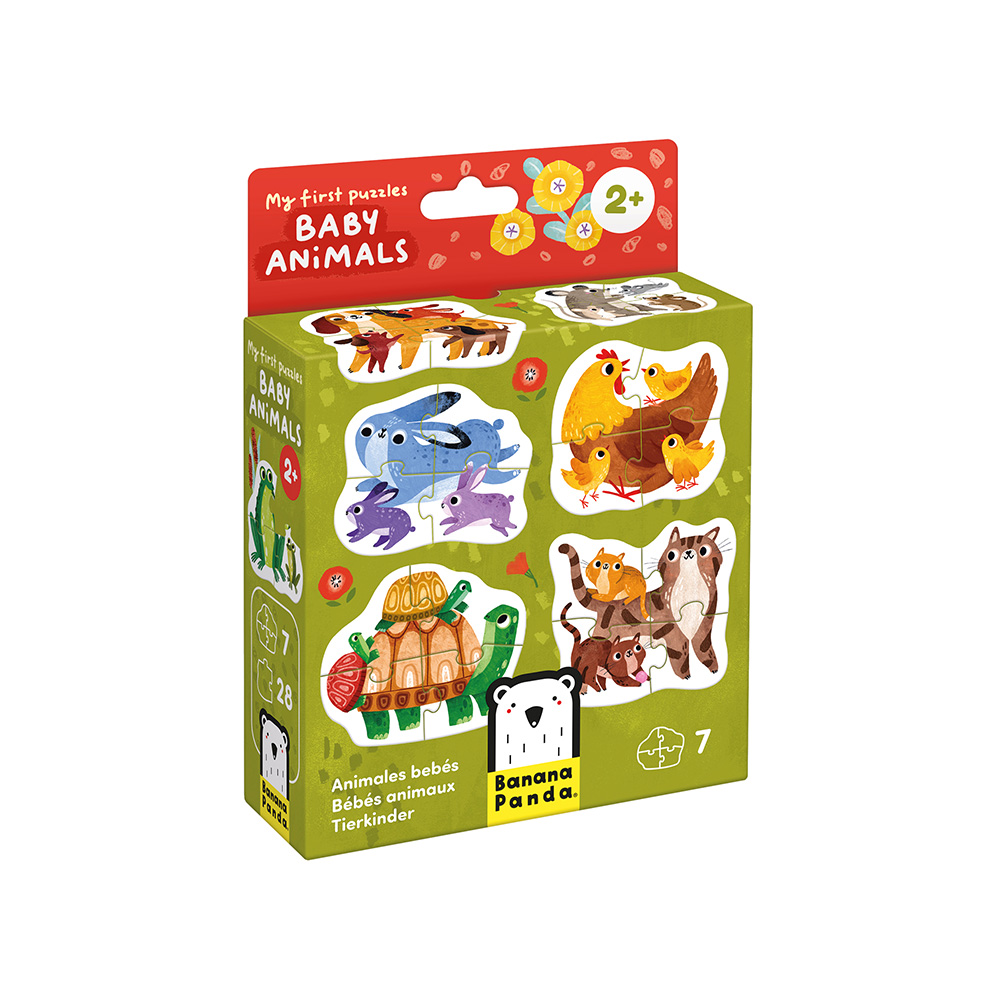 Primeiros Puzzles - Animais Bebés