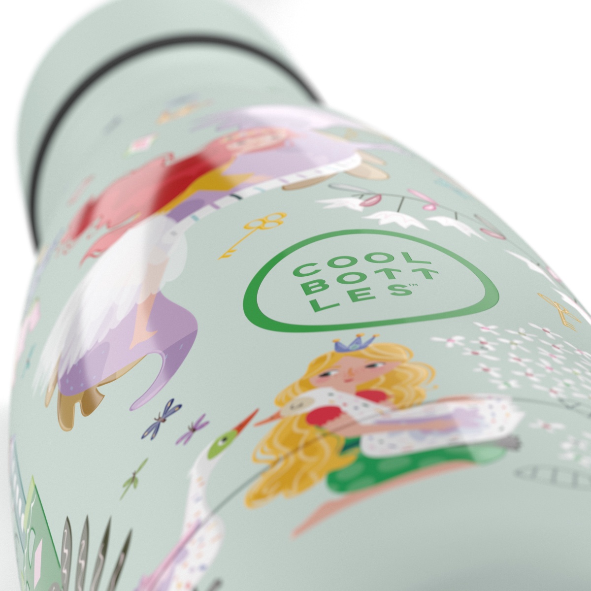 Garrafa térmica Cool Bottles Princess Kingdom 350ml