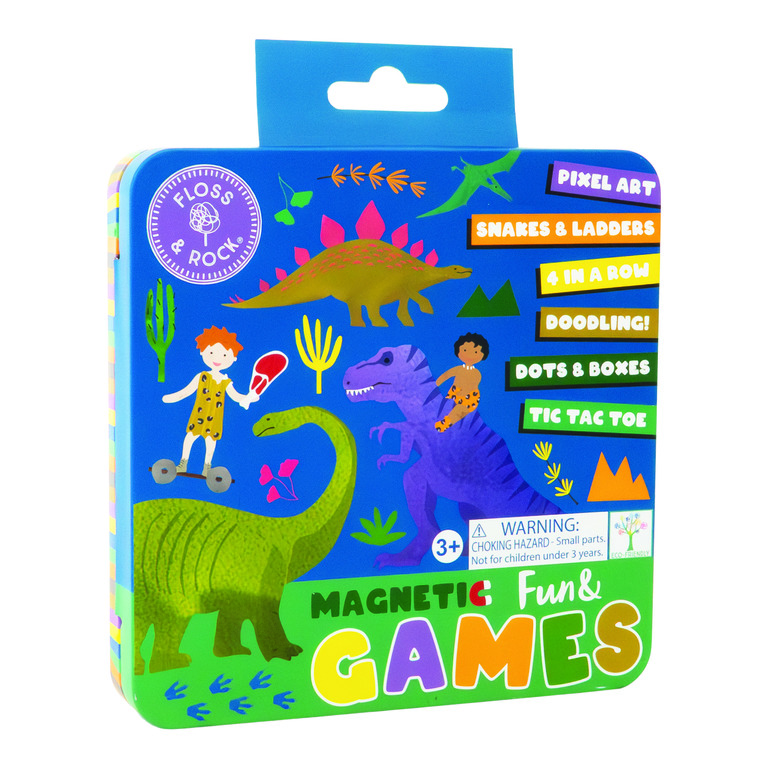 CONJUNTO DE 6 JOGOS MAGNÉTICOS - DINOSSAUROS