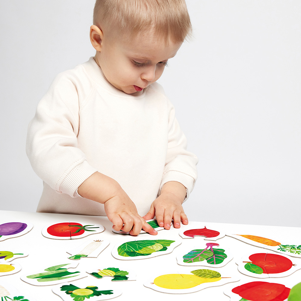 Primeiros Puzzles - Frutas e Vegetais