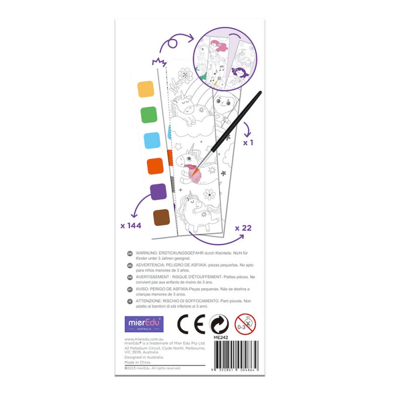 Livro de Aguarelas - Unicórnios