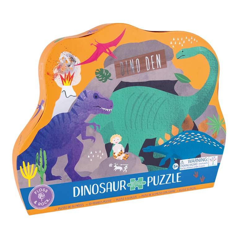 Puzzle Dinossauro 80 Peças