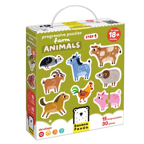 Puzzles Progressivos - Animais da Quinta