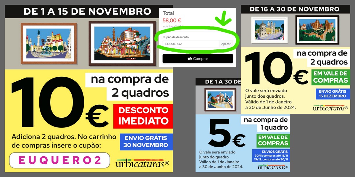 Atenção às promoções de Novembro! Atenção às promoções de Novembro!