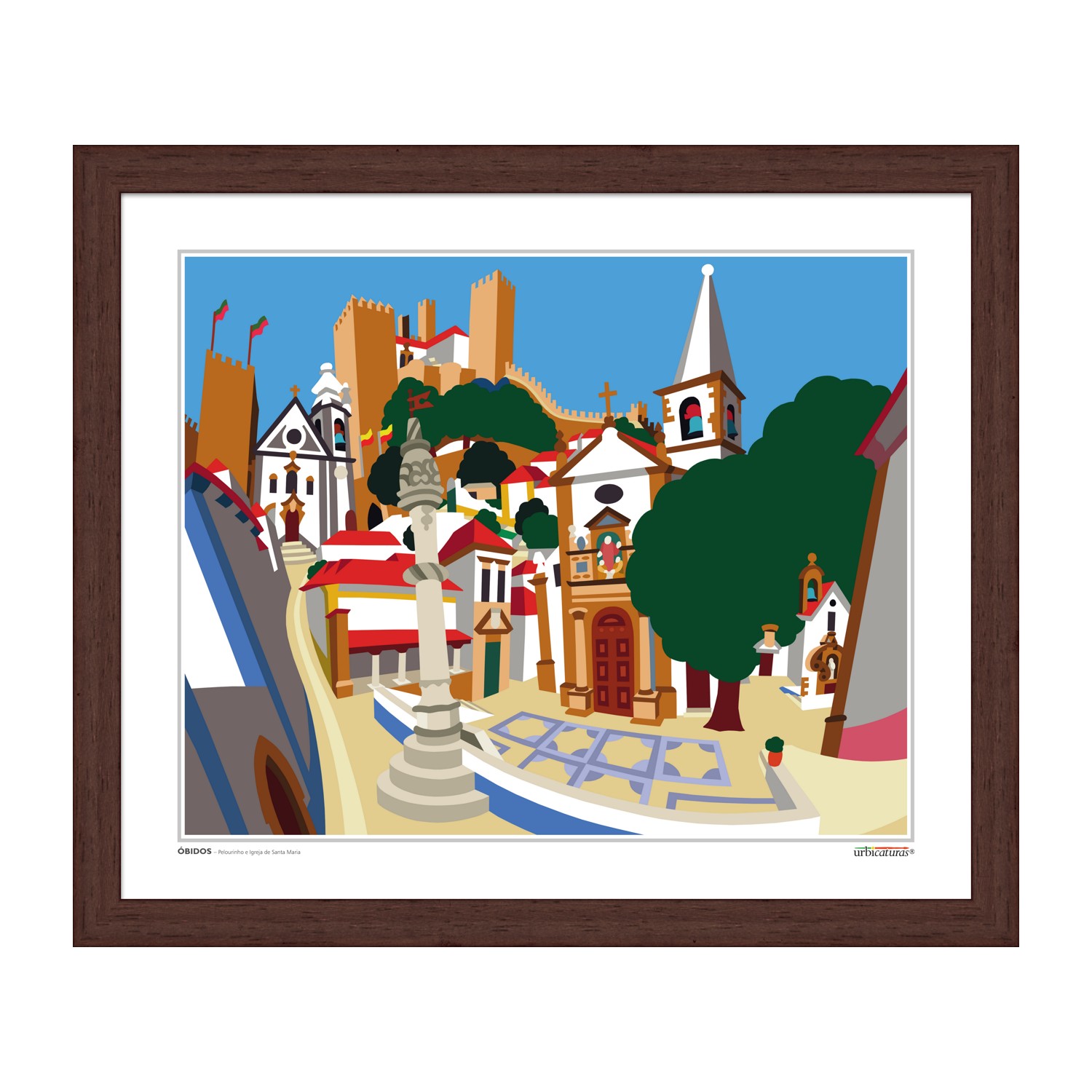 ÓBIDOS – Pelourinho e Igreja de Santa Maria ÓBIDOS – Pelourinho e Igreja de Santa Maria