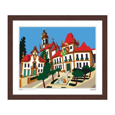 SABROSA – Paços do concelho, Casa dos Barros e igreja matriz