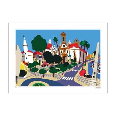 FARO – Arco da Vila, praça central e marina