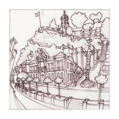 CORUCHE – Paços do concelho, pelourinho e Igreja de Santa Maria do Castelo