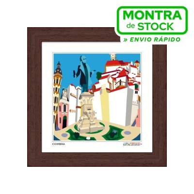 COIMBRA Minis – Portagem (16x16cm, moldura nogueira)