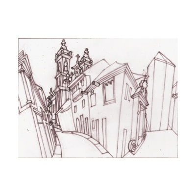 GUARDA – Casas medievais na Rua de D. Sancho I