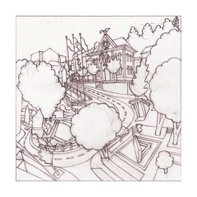 SEVER DO VOUGA – Paços do concelho e envolvente