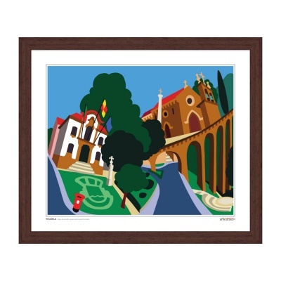 VOUZELA – Paços do concelho, igreja matriz e ponte ferroviária VOUZELA – Paços do concelho, igreja matriz e ponte ferroviária