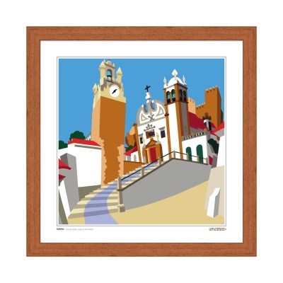 SERPA – Torre do relógio e Igreja de Santa Maria