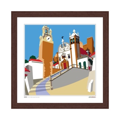 SERPA – Torre do relógio e Igreja de Santa Maria