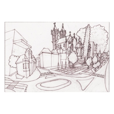 ÍLHAVO – Jardim Henriqueta Maia e igreja matriz