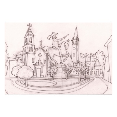 CANTANHEDE – Praça Marquês de Marialva