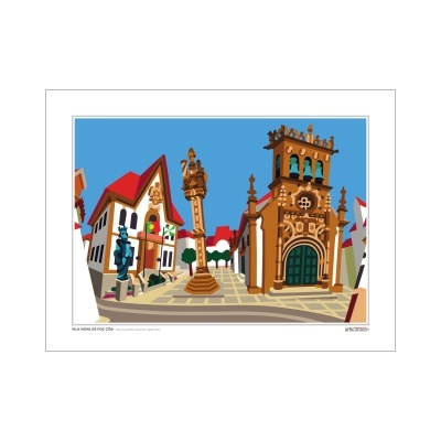 VILA NOVA DE FOZ CÔA – Paços do concelho, pelourinho e igreja matriz