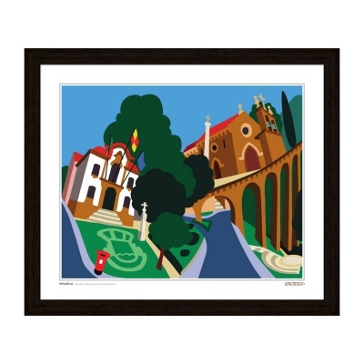 VOUZELA – Paços do concelho, igreja matriz e ponte ferroviária VOUZELA – Paços do concelho, igreja matriz e ponte ferroviária