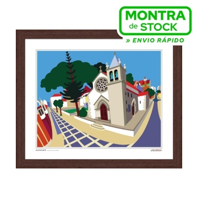 ALCOCHETE – Igreja de São João Batista (27x33cm, moldura nogueira)
