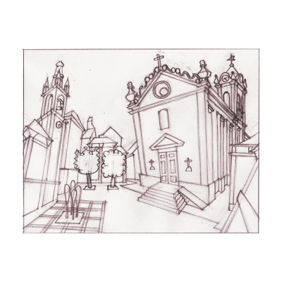 MORA – Torre do relógio e igreja matriz