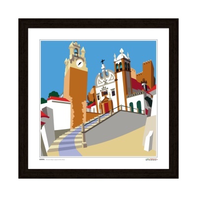 SERPA – Torre do relógio e Igreja de Santa Maria