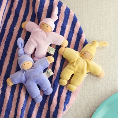 Boneco Orgânico Pimpel Rosa Pastel