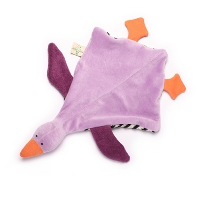 Doudou Orgânico Ave do Paraíso Lilás