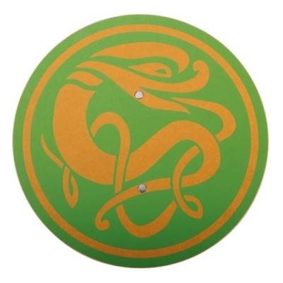 Escudo Celta Redondo em Madeira