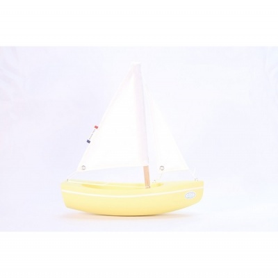 Barquinho de Madeira Le Sloop - Amarelo