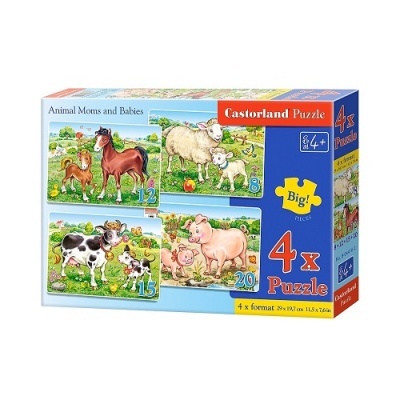 Puzzle 4x - Animais da Quinta