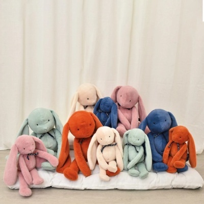 Coelho de Peluche Méloé 37cm - Rosa