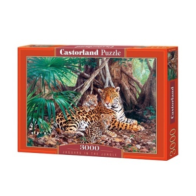 Puzzle 3000 peças - Jaguares na Selva