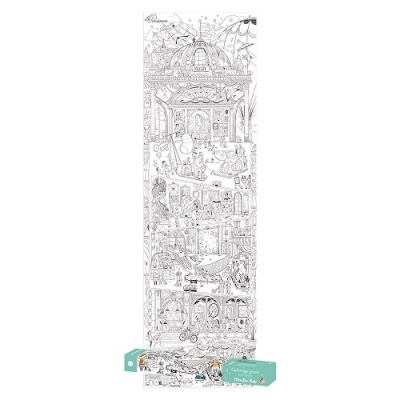 Poster Gigante p/ Colorir Moulin Roty - Les Parisiennes