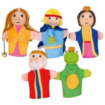 Fantoches de Dedo Rei das Rãs Goki