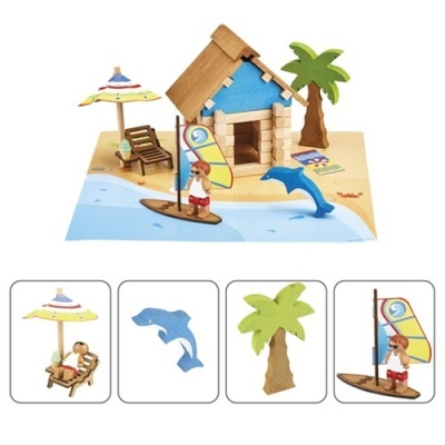 Casa da Praia em Madeira - Construção com 55 Peças