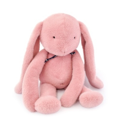 Coelho de Peluche Méloé 37cm - Rosa