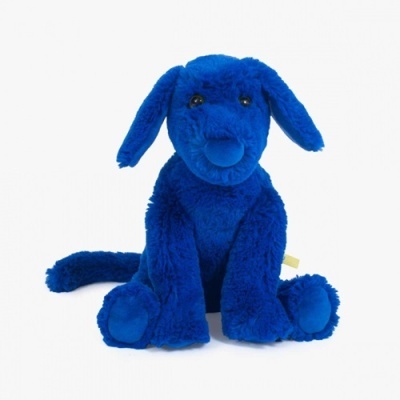 Chien Bleu de Peluche - Moulin Roty