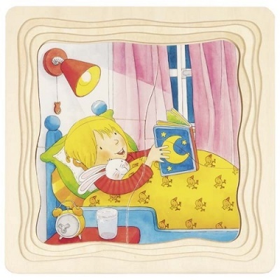 Puzzle 4 Camadas "O Meu Dia"