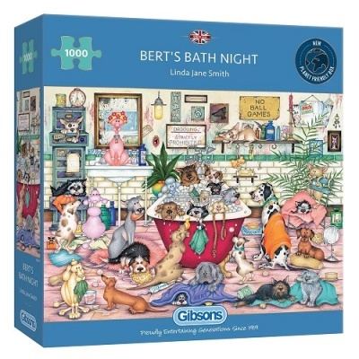 Puzzle 1000 Peças - Banho Noturno em Casa do Bert