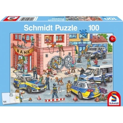 Puzzle 100 Peças - Operação Policial