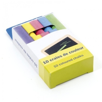 Caixa com 10 Giz Colorido