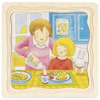 Puzzle 4 Camadas "O Meu Dia"