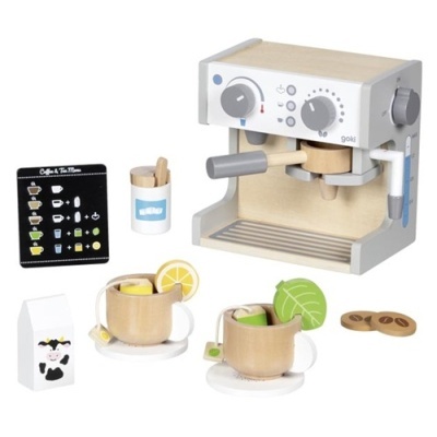 Máquina de Café e Chá em madeira