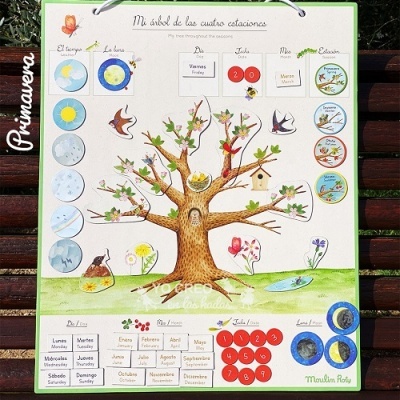 Calendário Magnético das Estações Le Jardin du Molin