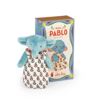 Bebé Pablo Les Minouchkas- Elefante de Peluche Moulin Roty