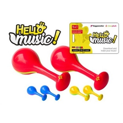 Par de Maracas com APP de Aprendizagem