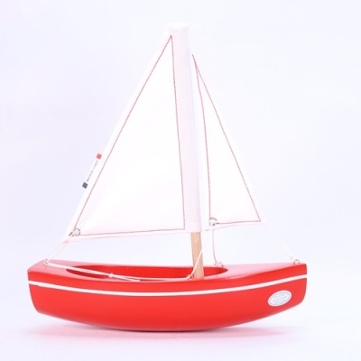 Barquinho de Madeira Le Sloop - Vermelho
