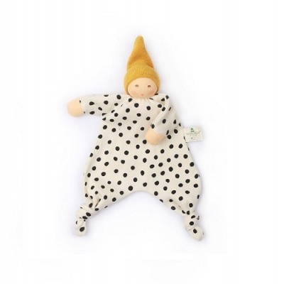 Doudou Orgânico Pintas Amarelo